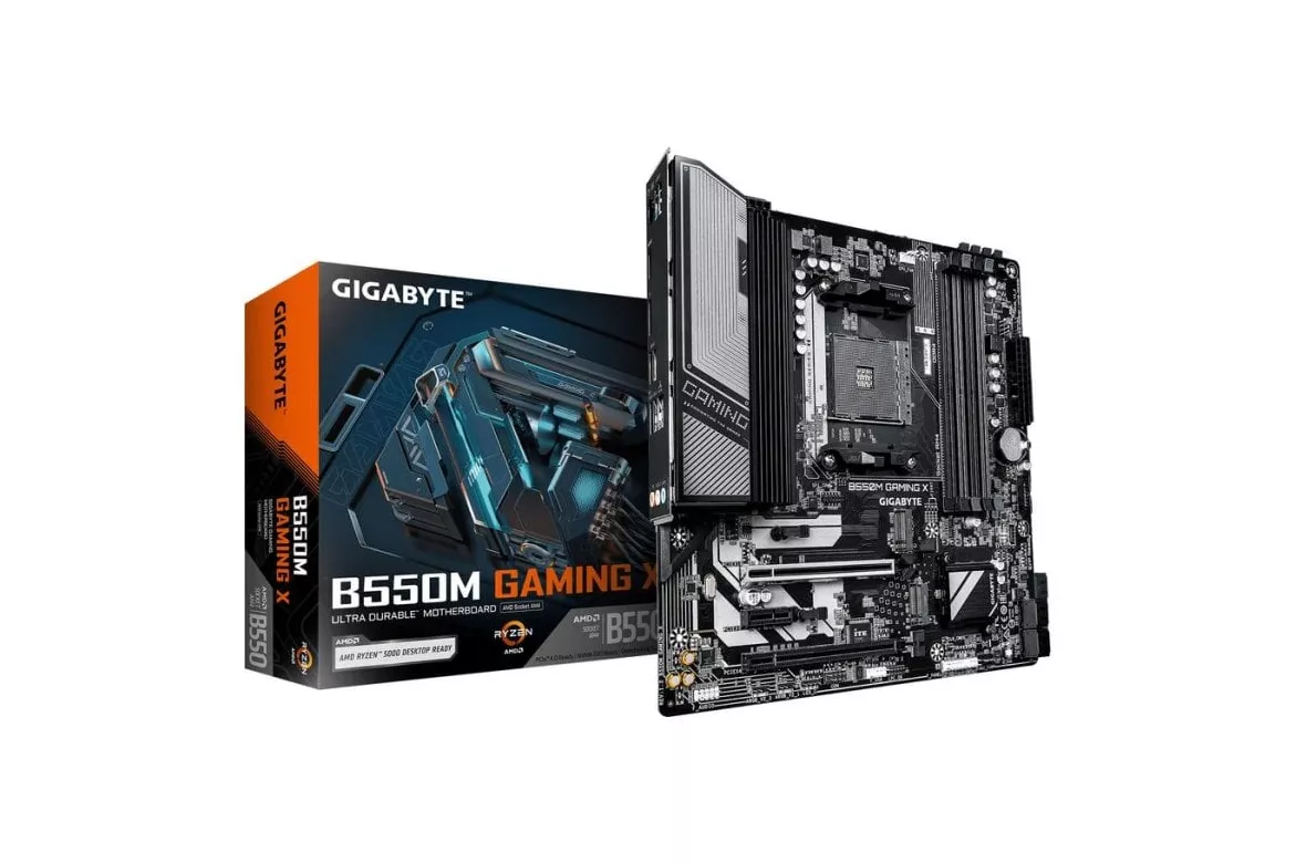 Placa Base GIGABYTE B550M GAMING X AMD B550 Socket AM4 DDR4 Micro ATX Sin WiFi