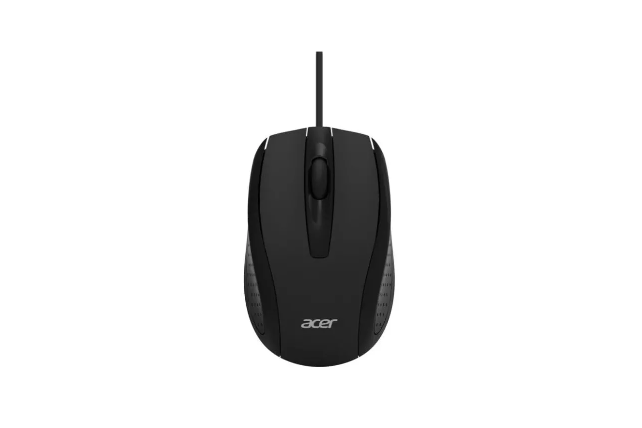 Rat&oacute;n Acer HP.EXPBG.008 con cable USB 1200 DPI negro