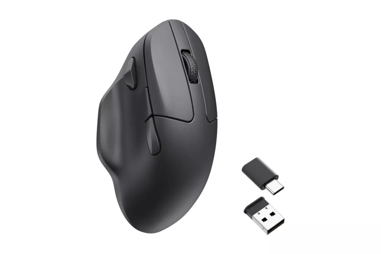 Rat&oacute;n Keychron M7-A23 RF/Bluetooth/USB-C 30 000 DPI negro 8000 Hz