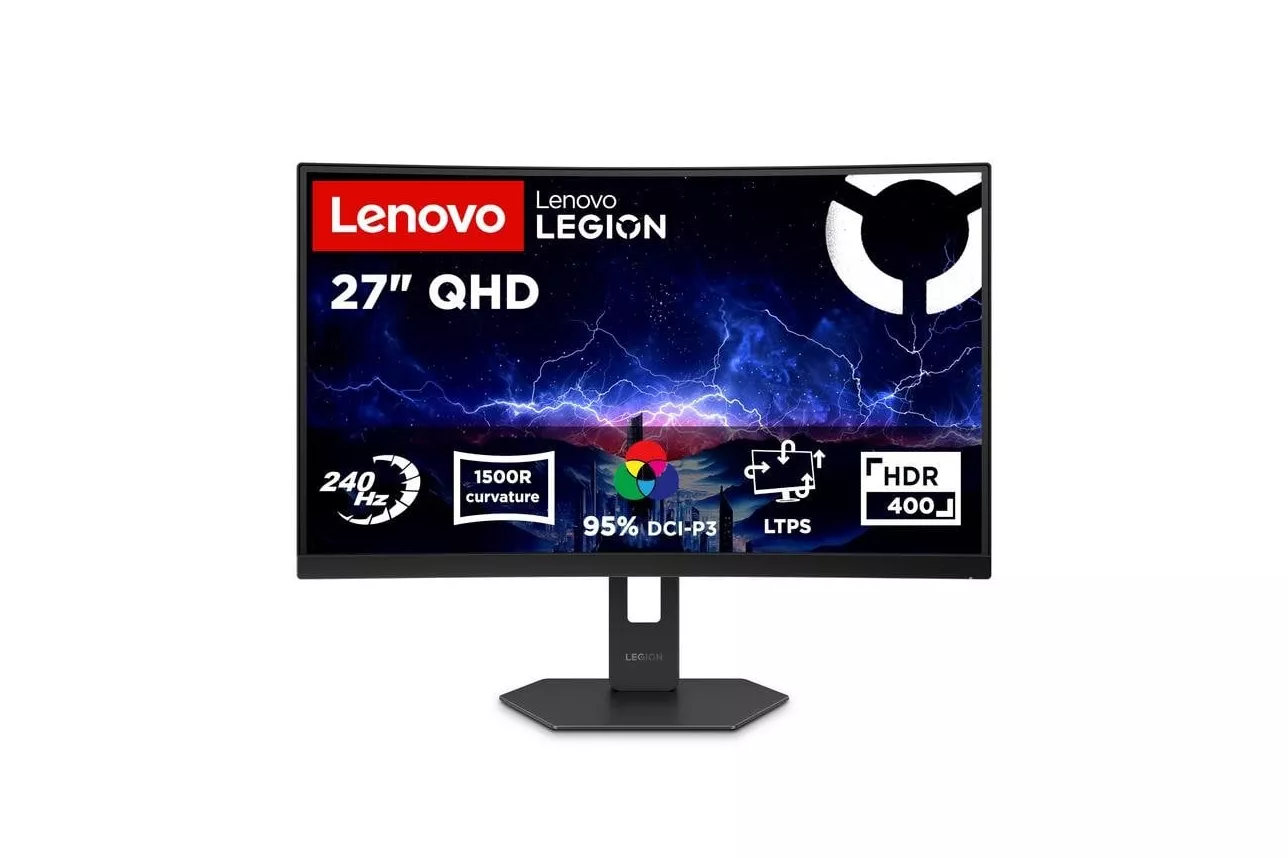 Monitor Lenovo Legion 27Q-2c 27" Quad HD 240Hz VA Curvo FreeSync Premium Ajustable en altura