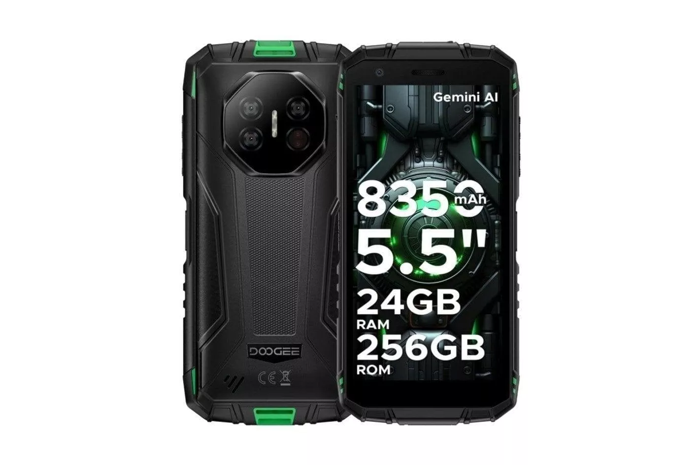 Doogee Fire 3 Ultra 4G 6GB 256GB 5.5" Negro/Verde