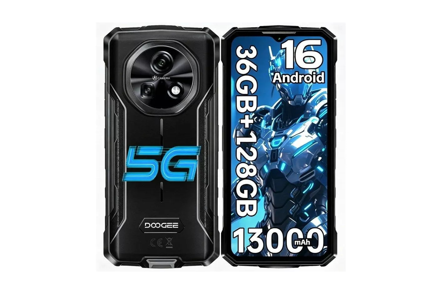 Doogee Fire 7 5G 6GB 128GB 6.6" Negro
