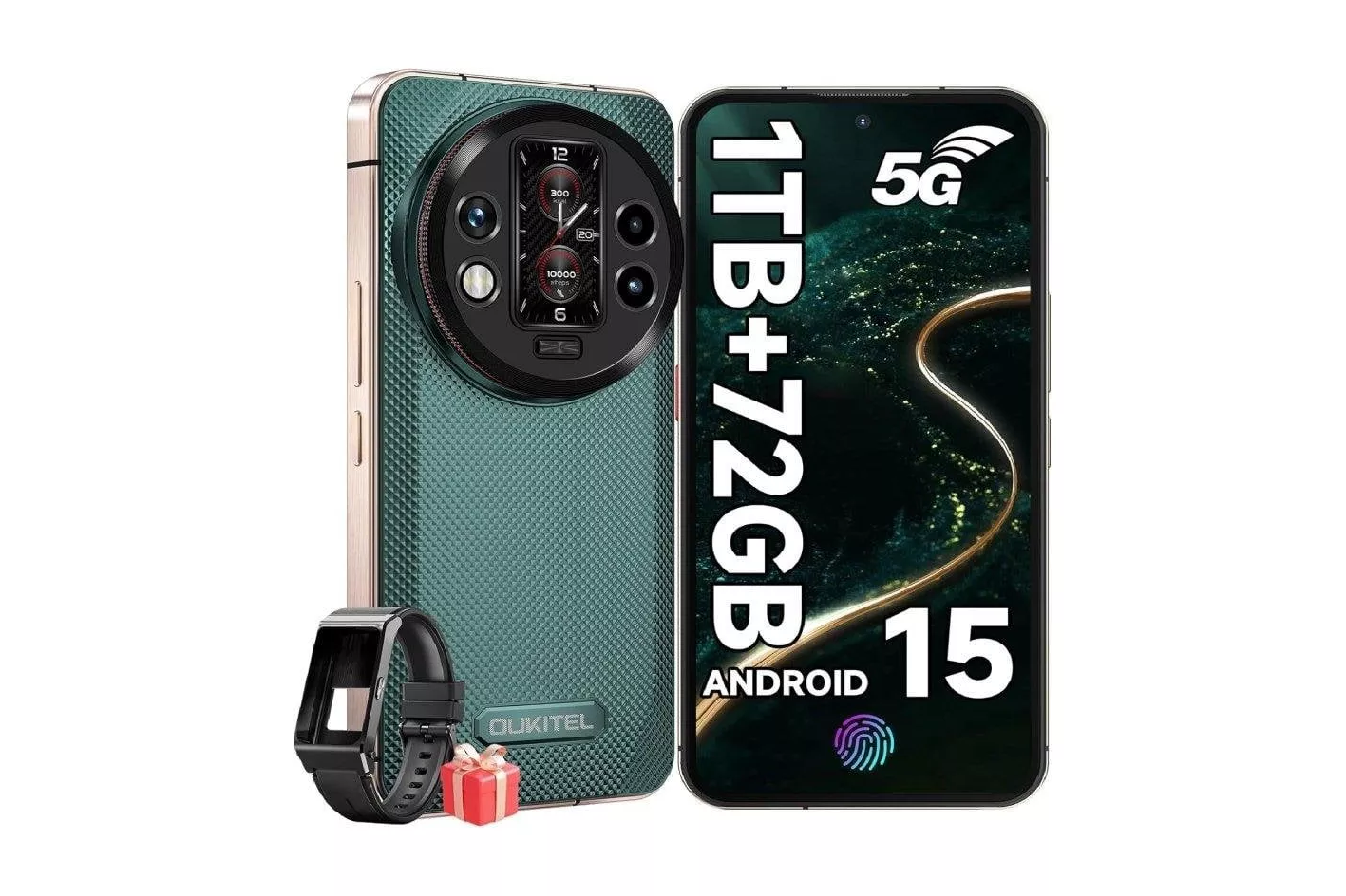 Oukitel WP200 Pro 5G 24GB 1TB 6.7" Verde