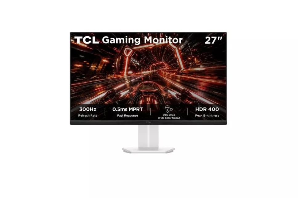 Monitor TCL 27P1AD 27" FullHD 300Hz IPS HDR400 FreeSync Premium 0,5 ms Blanco