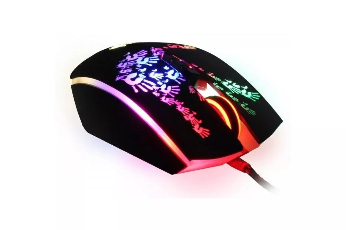 Rat&oacute;n A4Tech A60 Bloody USB tipo A 4000 DPI Negro Ambidextro 9 Botones