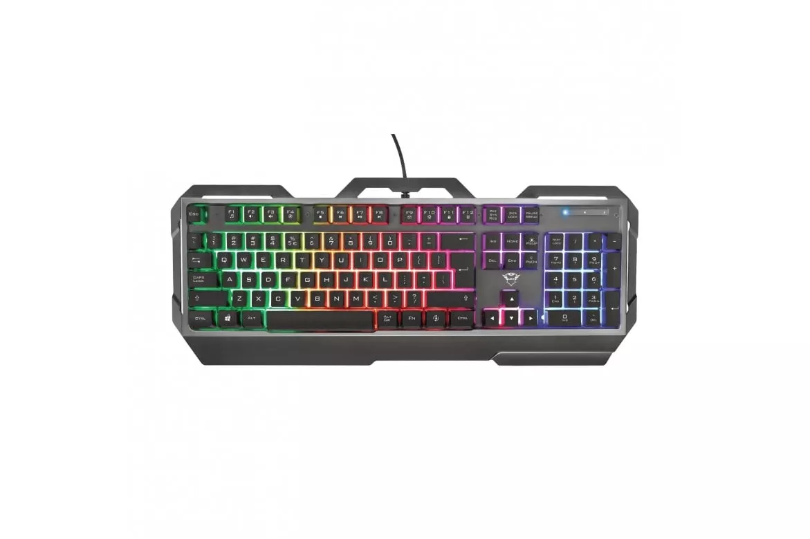 Trust GXT 856 Torac Teclado Met&aacute;lico Gaming RGB