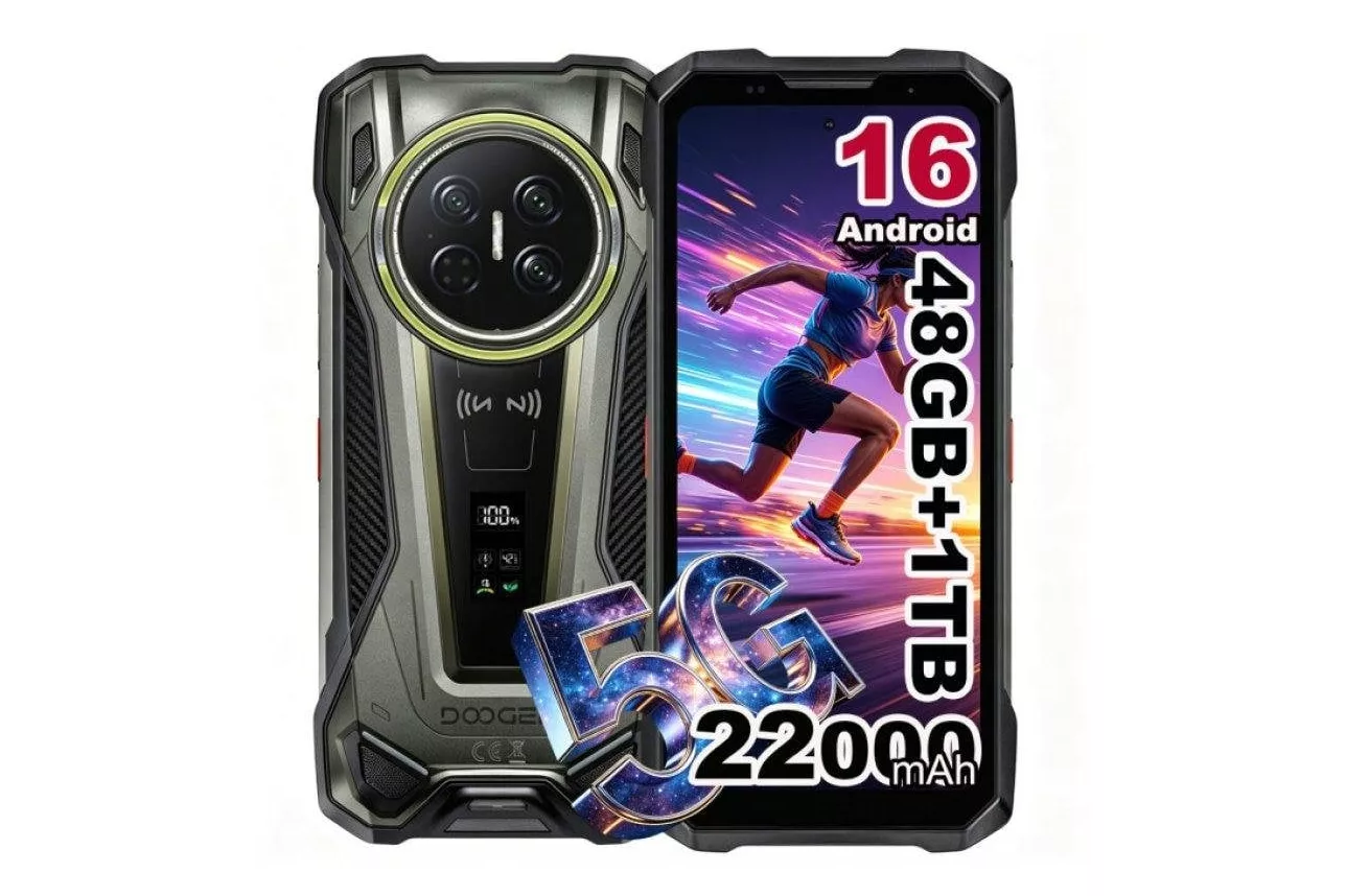 Doogee V Max 2 Pro 5G 16GB Negro 6,78" 1TB bater&iacute;a extrema