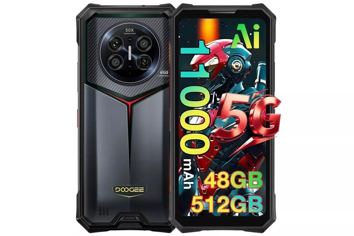 Doogee V50 5G 12GB 512GB Negro 6.78" C&aacute;mara 200MP