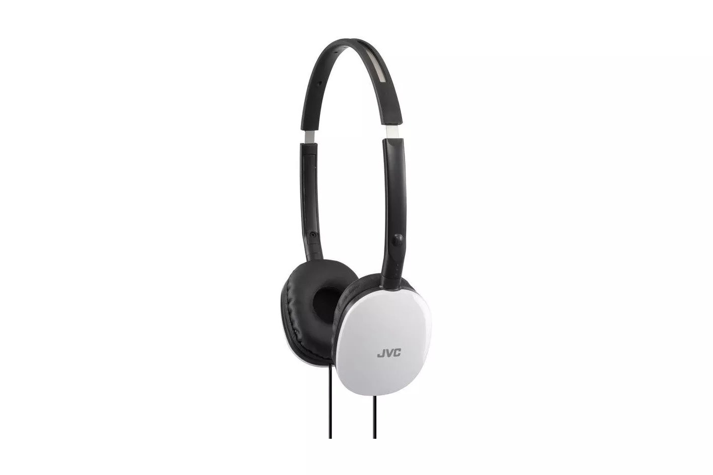 Auriculares JVC HA-S160 con cable jack 3,5 mm supraaurales plegables para m&uacute;sica, color blanco