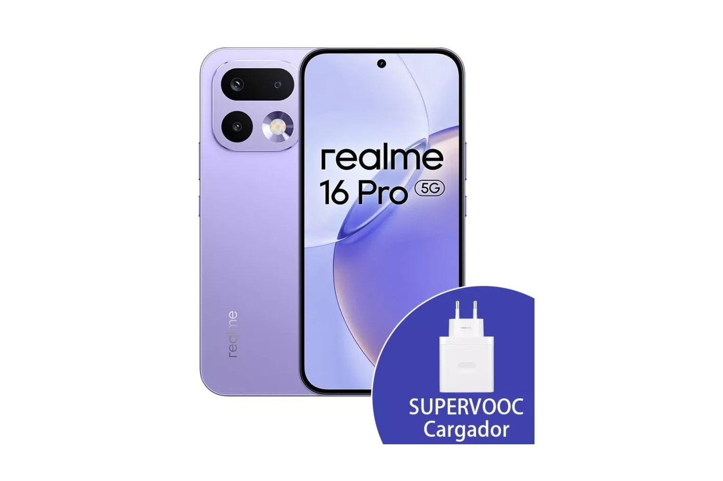 Realme 16 Pro 5G 8GB 512GB Morado Incluye cargador 45W