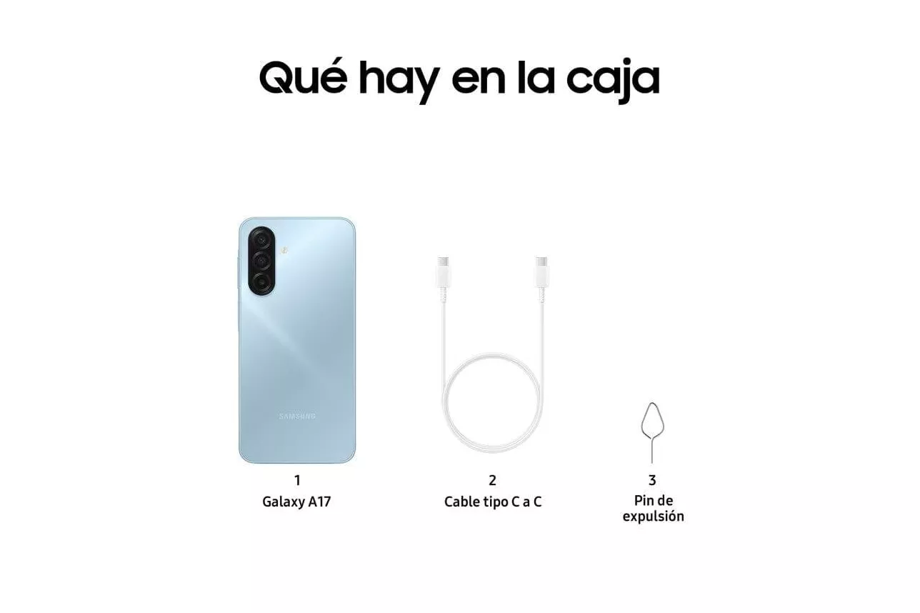 Samsung Galaxy A17 LTE 4G 8GB 256GB 6.7" Azul Claro