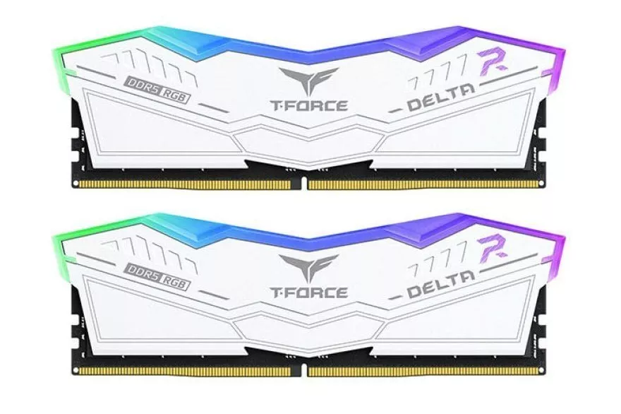 Team Group Delta White RGB DDR5 7200MHz 32GB 2x16GB CL34