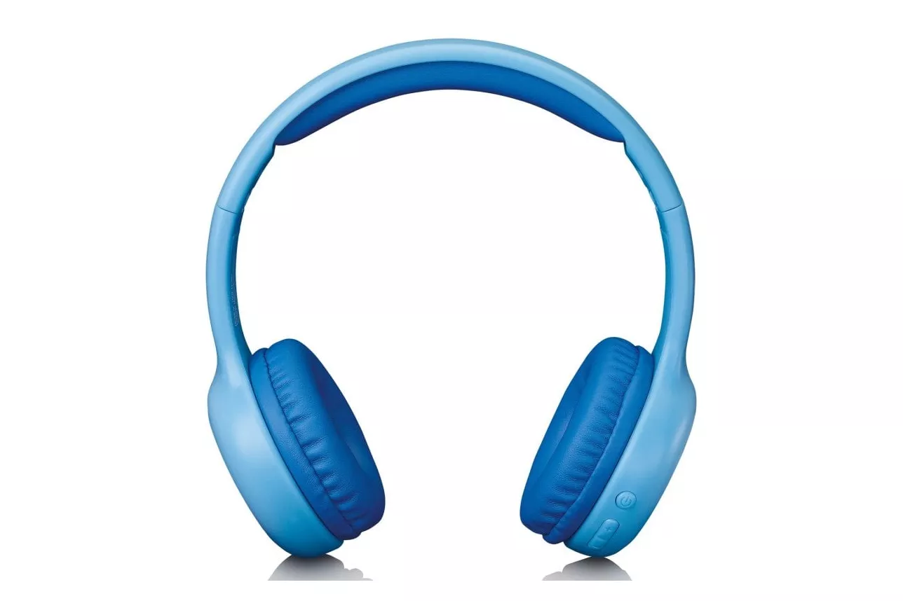 Lenco HPB-110BU Auriculares Inal&aacute;mbricos Bluetooth para Ni&ntilde;os Azules