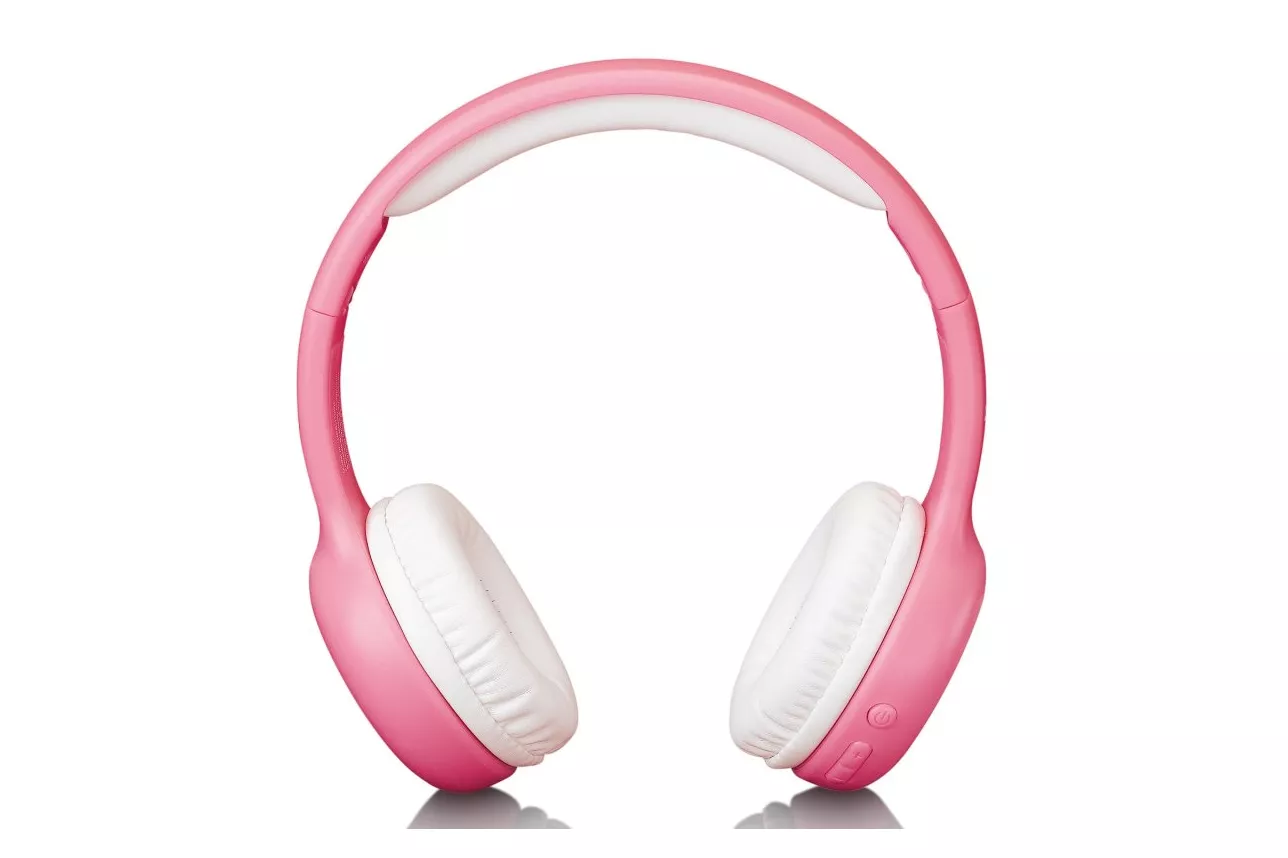 Lenco HPB-110PK Auriculares Inal&aacute;mbricos Bluetooth para Ni&ntilde;os Rosa