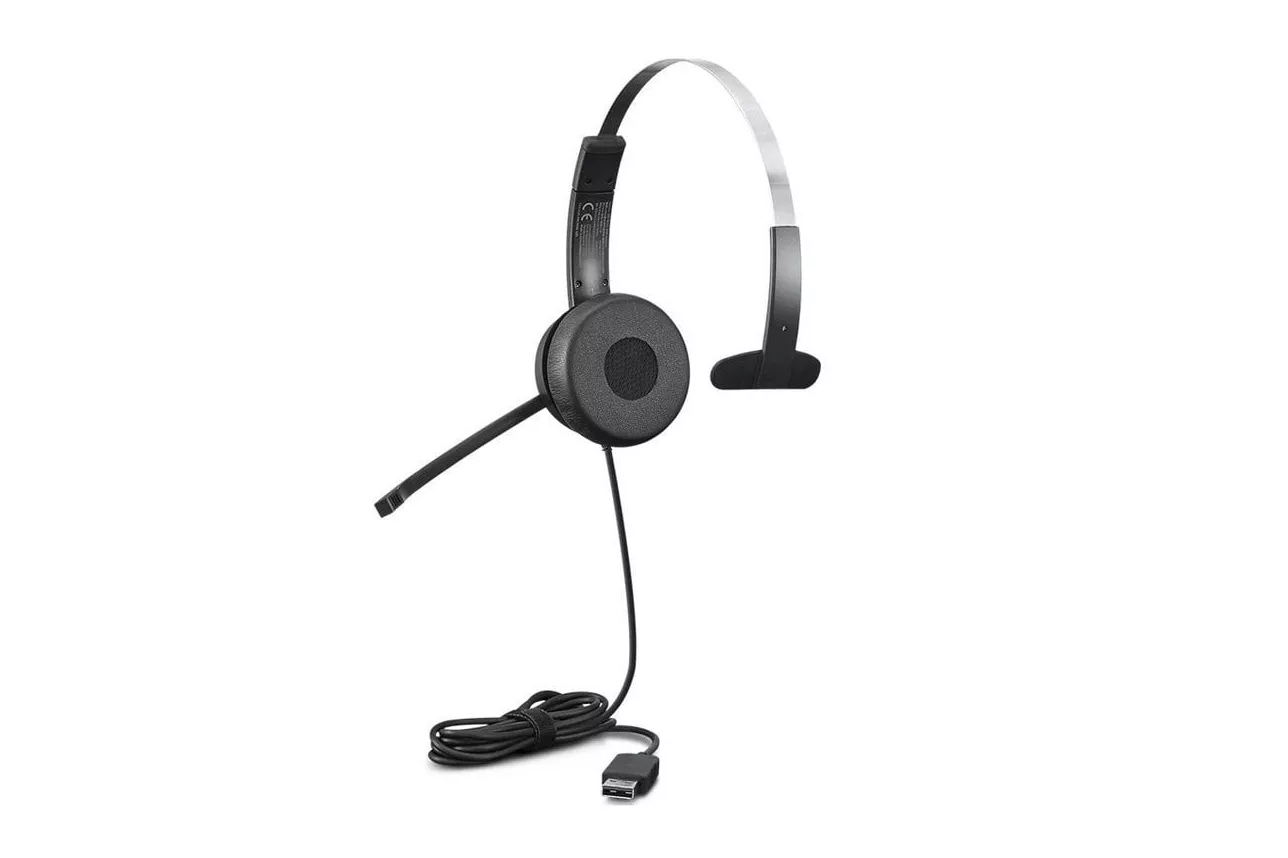 Lenovo 100 Mono Auricular USB Negro