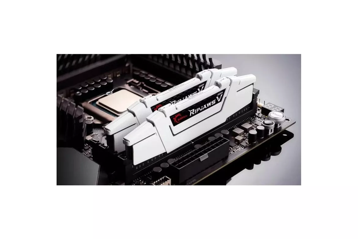 Memoria RAM G.Skill Ripjaws V 32GB 2x16GB DDR4 3200MHz CL16 XMP 2.0 Blanco
