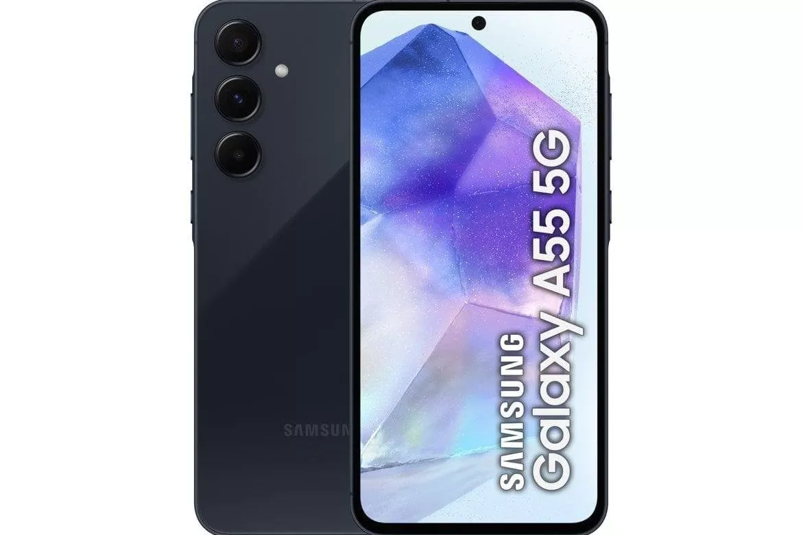 Samsung Galaxy A55 5G 8GB Azul Oscuro 128GB Pantalla Super AMOLED