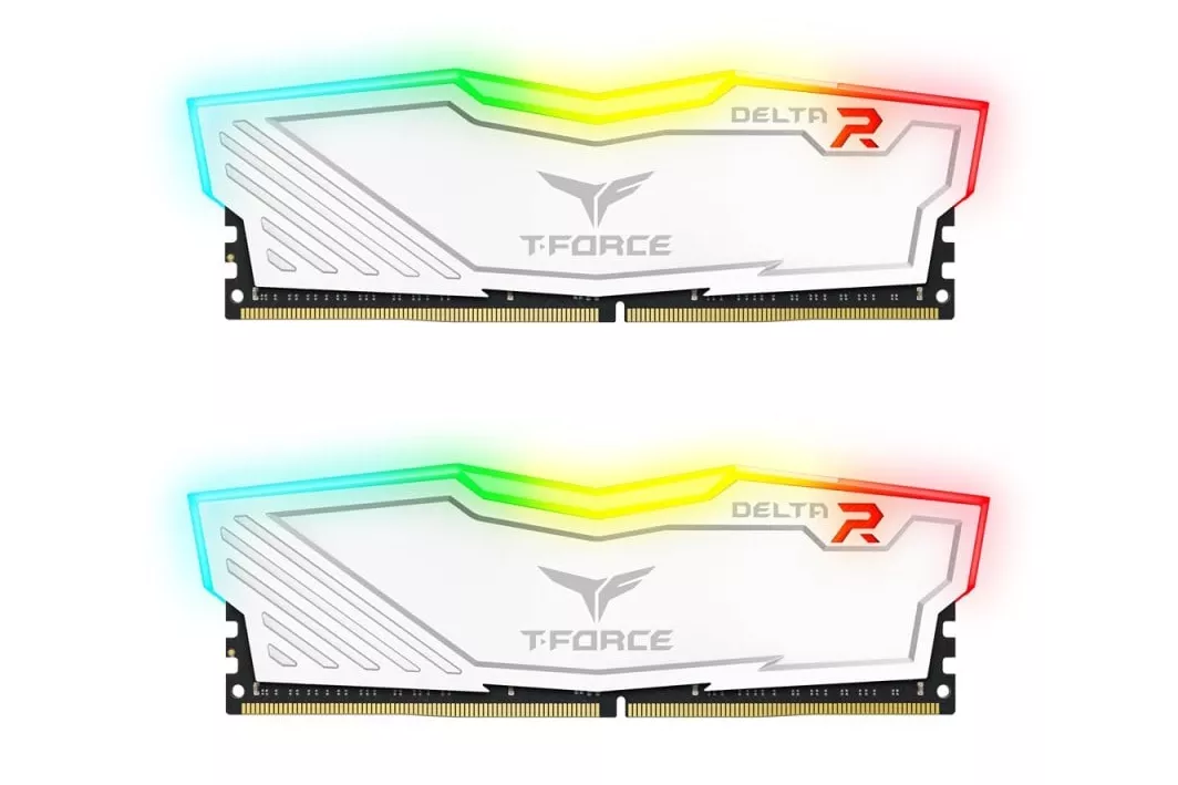 Team Group Delta White RGB DDR4 3200 PC4-25600 16GB 2x8GB CL16