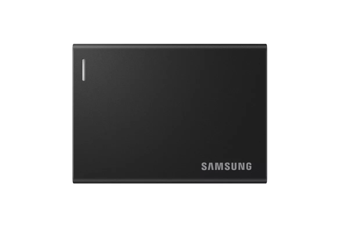 Disco duro Samsung P7 1 TB SSD USB4 Gen 3x2 4000 MB/s con protecci&oacute;n por contrase&ntilde;a