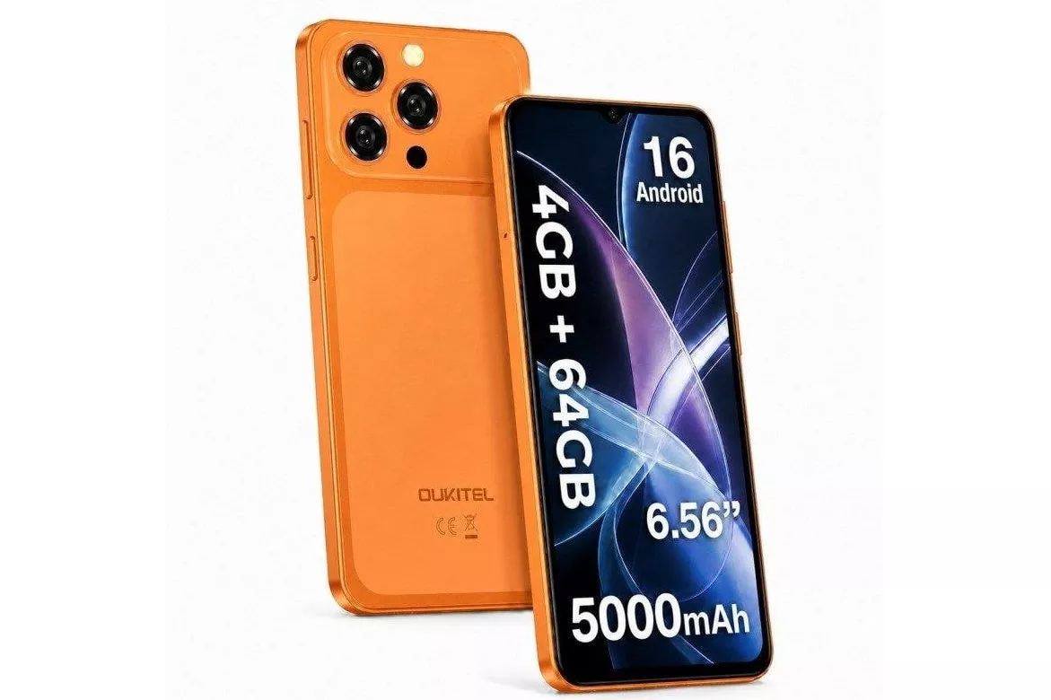 Oukitel C17 4G 4GB 6.52" 64GB Naranja doble SIM