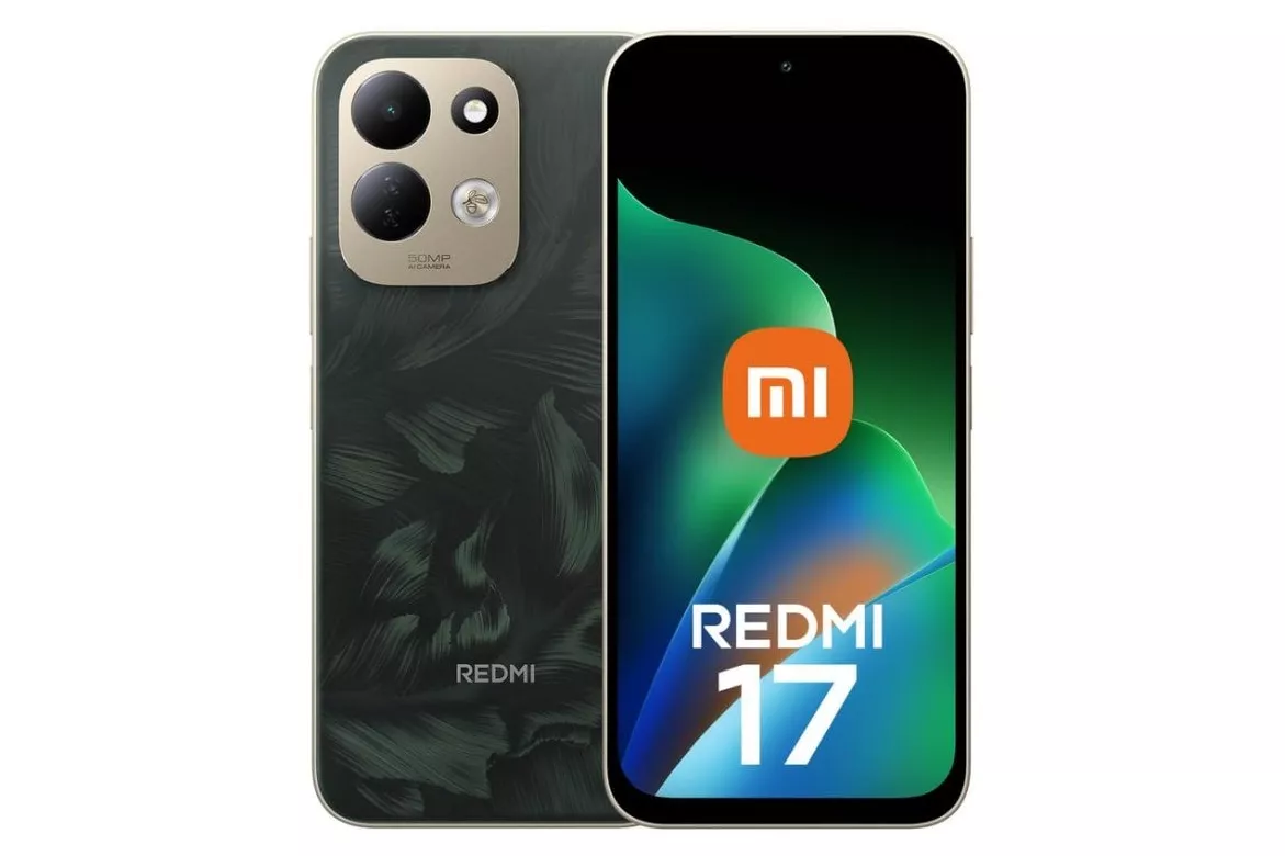Smartphone/M&oacute;vil Xiaomi Redmi 17 6.9" 4GB 256GB 4G Oak Green / Verde Roble