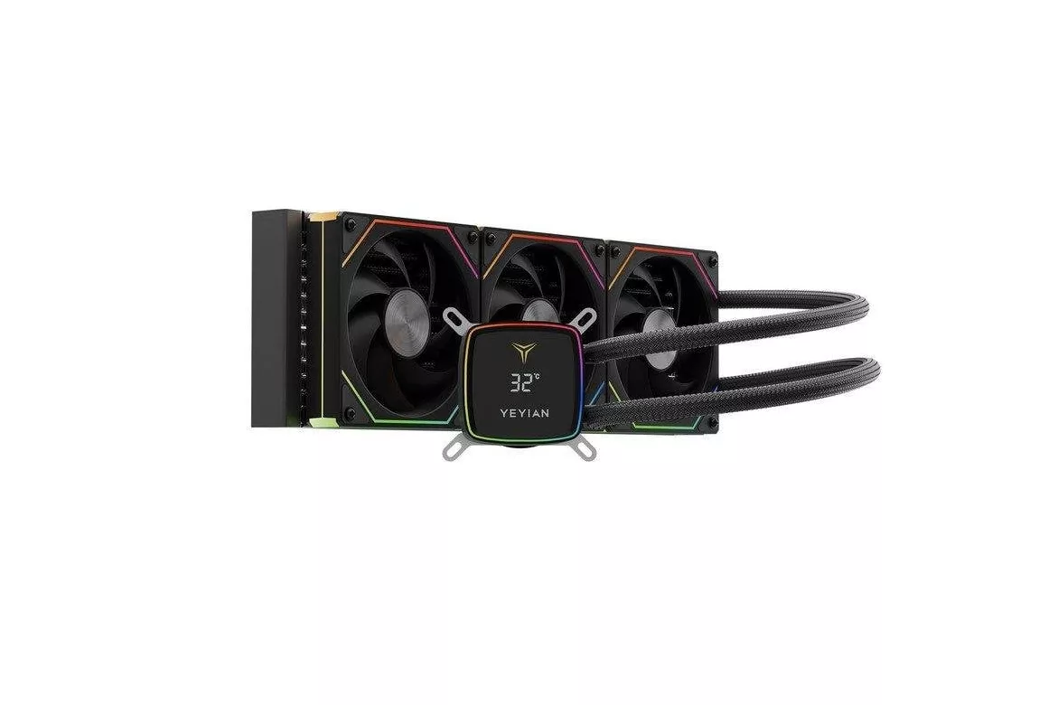 Refrigeraci&oacute;n l&iacute;quida Yeyian Cryostar 360 395x120x27 mm 3 ventiladores ARGB