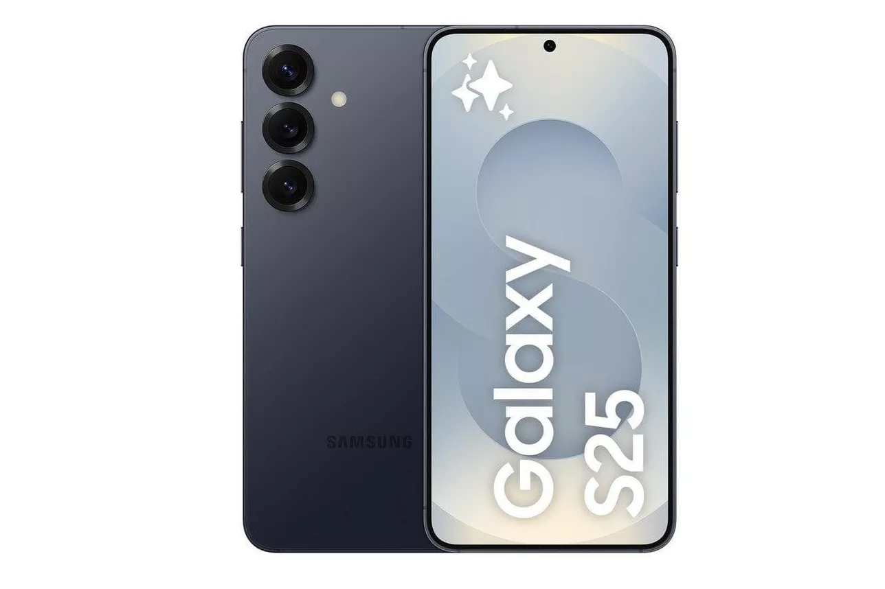 Samsung Galaxy S25 Smartphone con IA 128GB Bater&iacute;a 4.000mAh Negro Azulado Versi&oacute;n Internacional