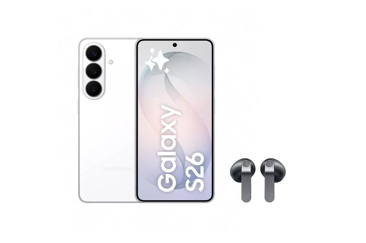 Samsung Galaxy S26 5G 12GB 256GB 6.3" Blanco + Galaxy Buds4 Negros