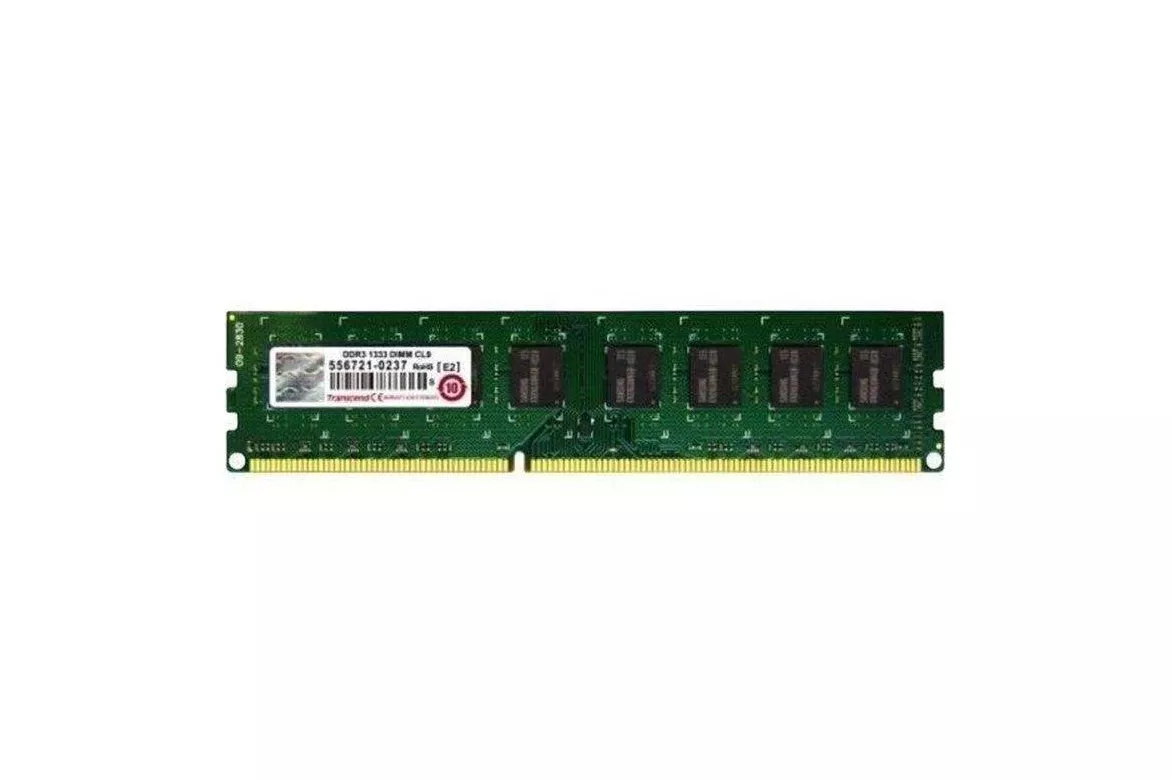 Memoria RAM Transcend 4 GB 1x4 GB DDR3 1333 MHz CL9 Verde