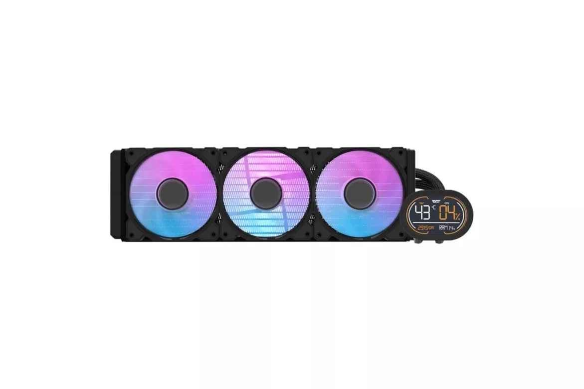 Refrigeraci&oacute;n l&iacute;quida Darkflash DH360D v2 360 mm 3 ventiladores ARGB con pantalla