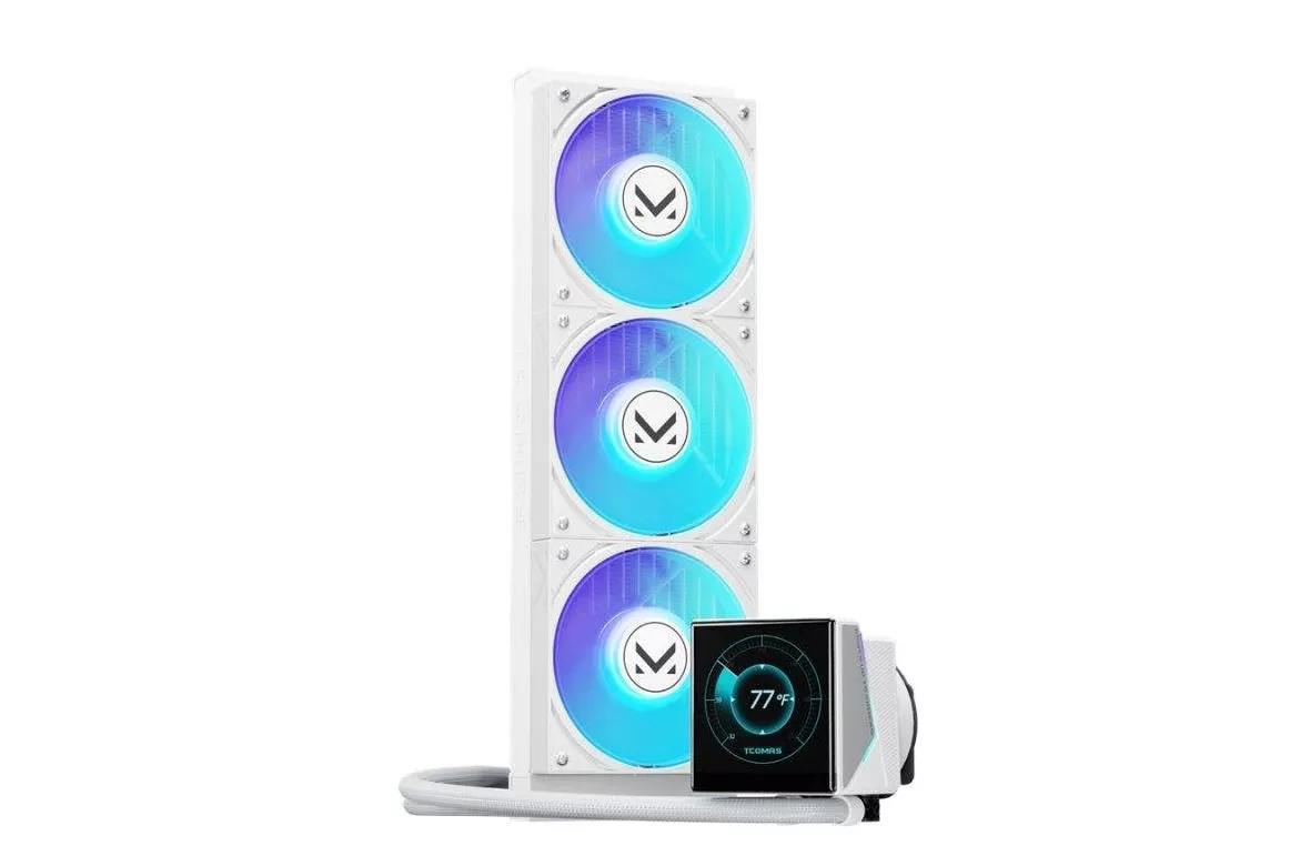 Refrigeraci&oacute;n L&iacute;quida TCOMAS ANGL 360 mm 3 Ventiladores ARGB Blanco