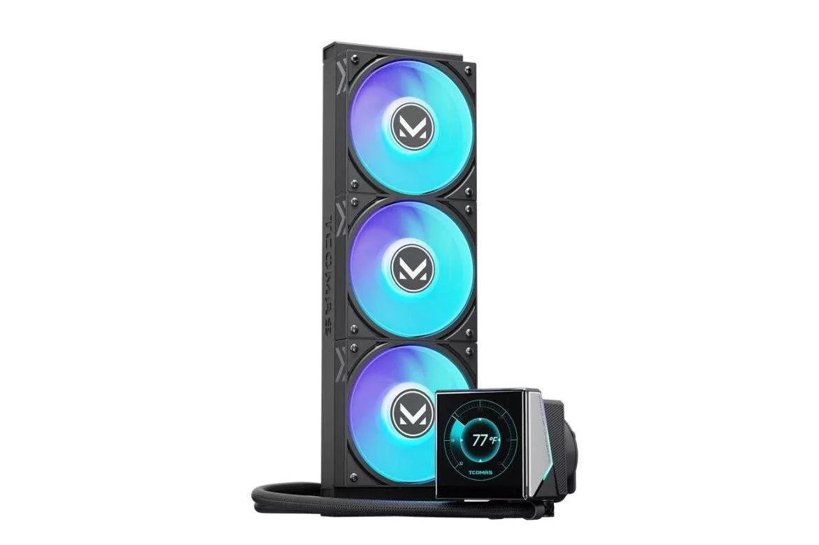 Refrigeraci&oacute;n l&iacute;quida TCOMAS ANGL 360 mm 3 ventiladores ARGB pantalla inclinada
