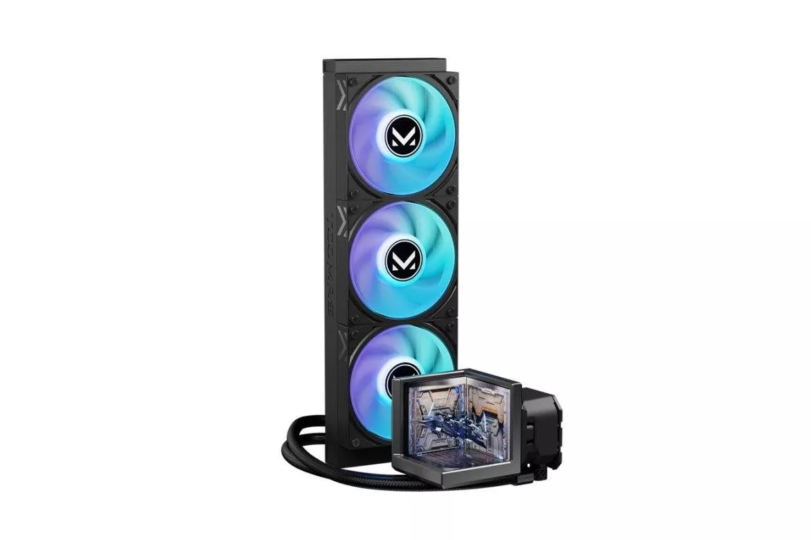 Refrigeraci&oacute;n l&iacute;quida TCOMAS EXIT D3 360 mm 3 ventiladores ARGB con pantalla