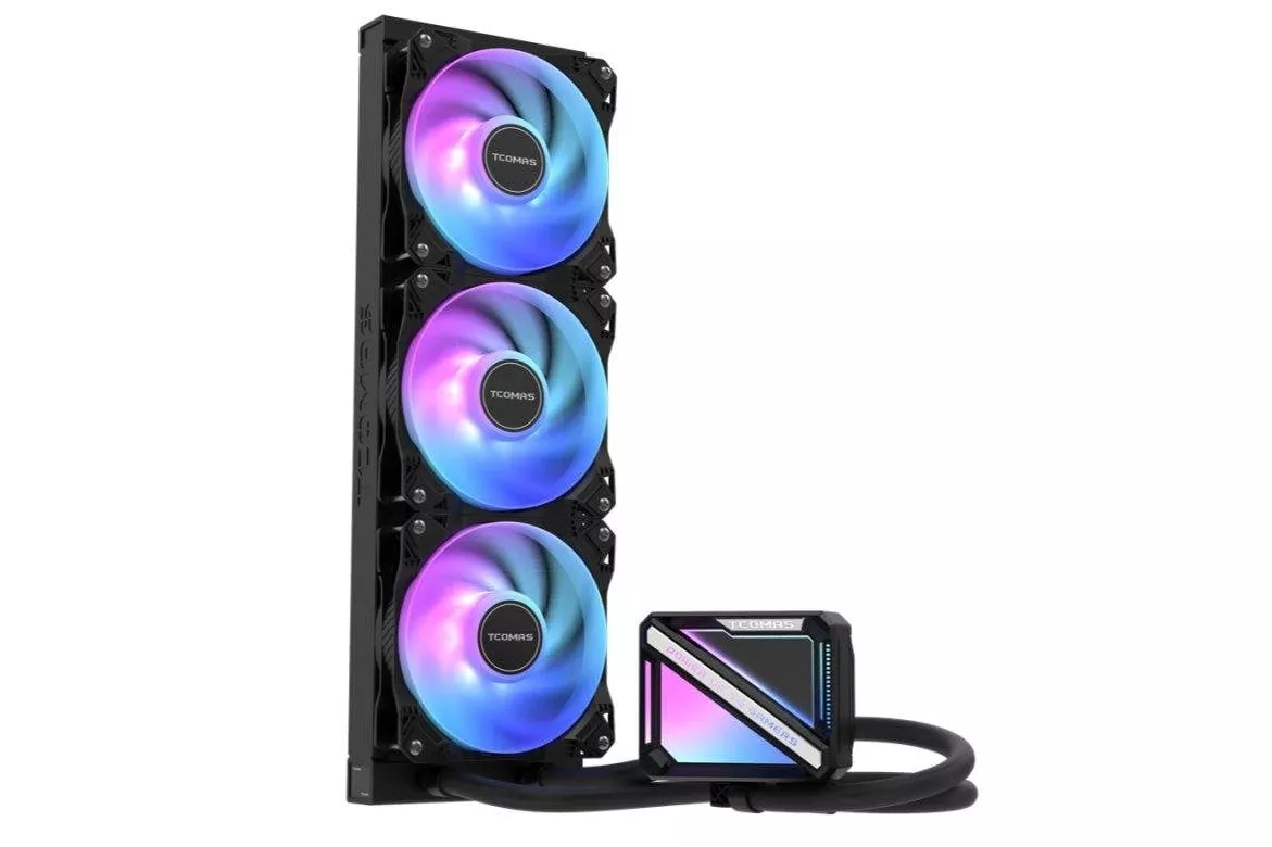 Refrigeraci&oacute;n L&iacute;quida TCOMAS LE200 360 mm 3 ventiladores ARGB con pantalla