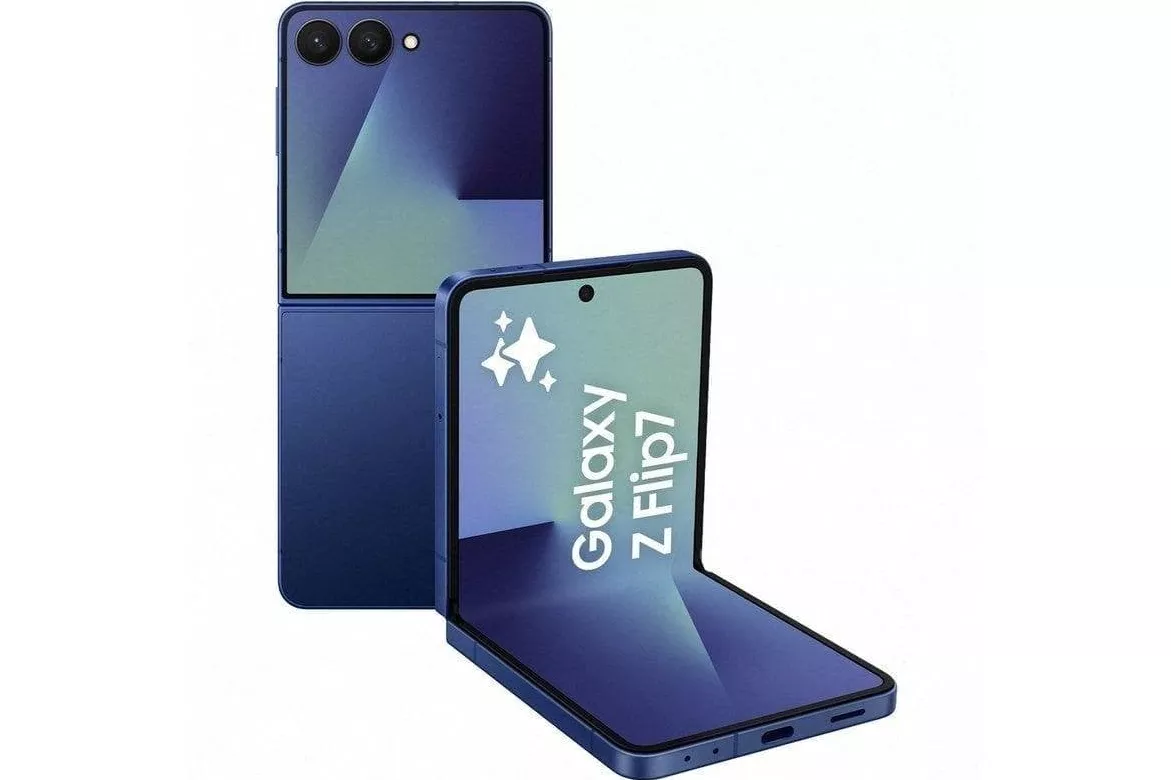 Samsung Galaxy Z Flip7 12GB/512GB Azul Intenso M&oacute;vil Plegable con Galaxy AI Versi&oacute;n Internacional