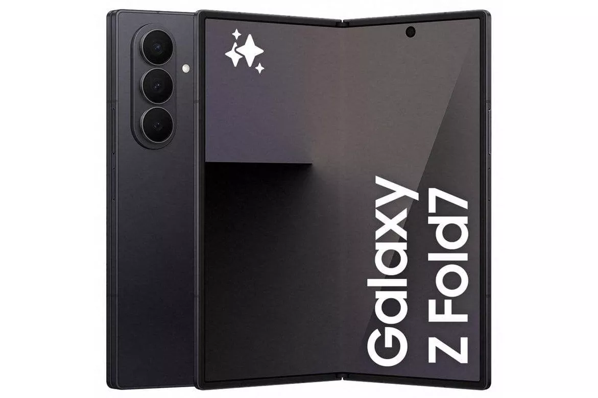 Samsung Galaxy Z Fold7 12GB/256GB Negro Oscuro Móvil Plegable con IA Versión Internacional