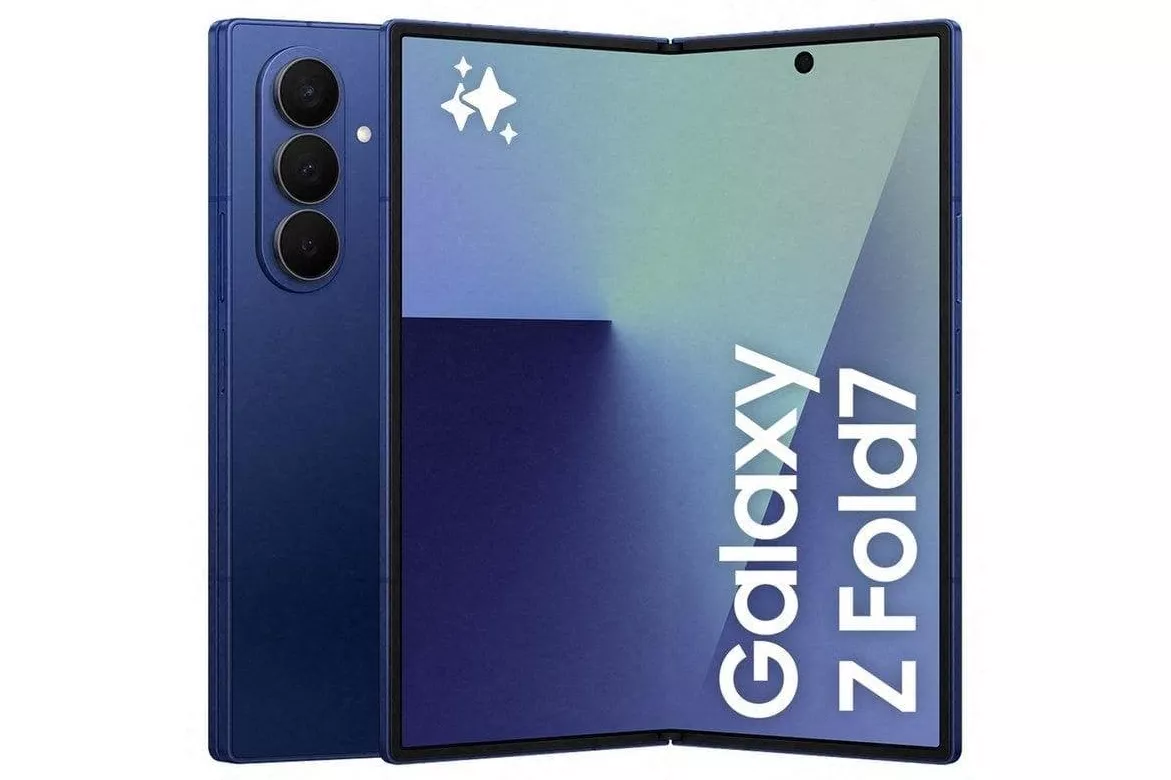 Samsung Galaxy Z Fold7 12GB/512GB Azul Intenso Móvil Plegable con IA Versión Internacional