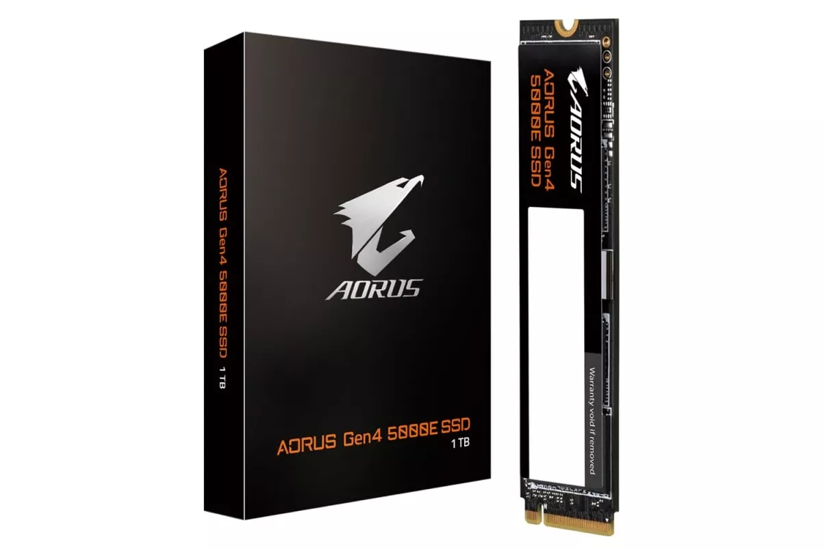 Gigabyte AORUS Gen4 5000E SSD 1TB M.2 PCIe 4.0x4 NVMe 3D TLC NAND