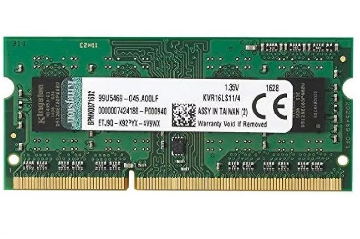 Kingston ValueRAM SO-DIMM DDR3L 1600 PC3-12800 4GB CL11