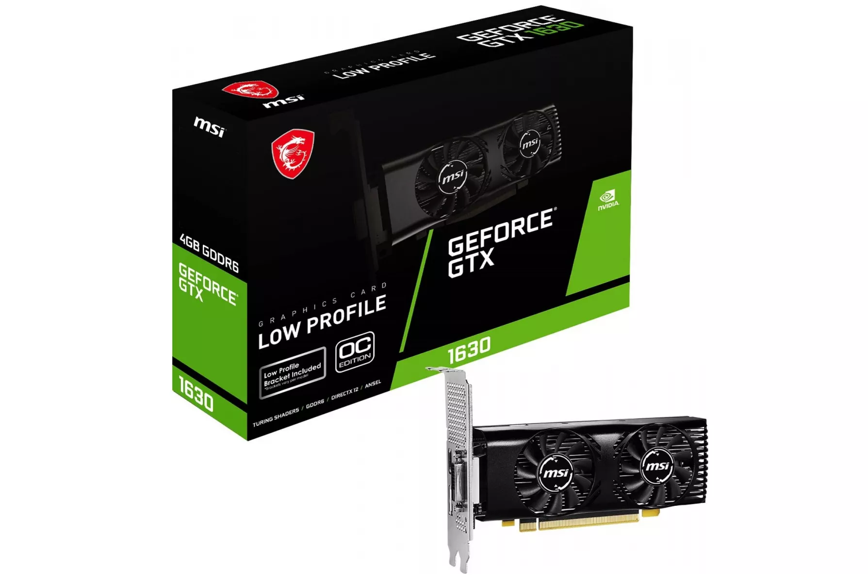 Msi Gtx 1630 4GT LP OC 4GB GDDR6