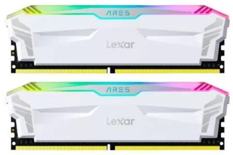 Lexar ARES RGB DDR5 6400Mhz 32GB 2x16GB CL32 Blanco