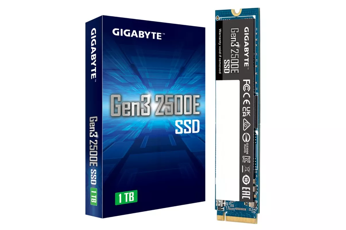 Gigabyte Gen3 2500E SSD 1TB PCIe 3.0x4 NVMe 1.3