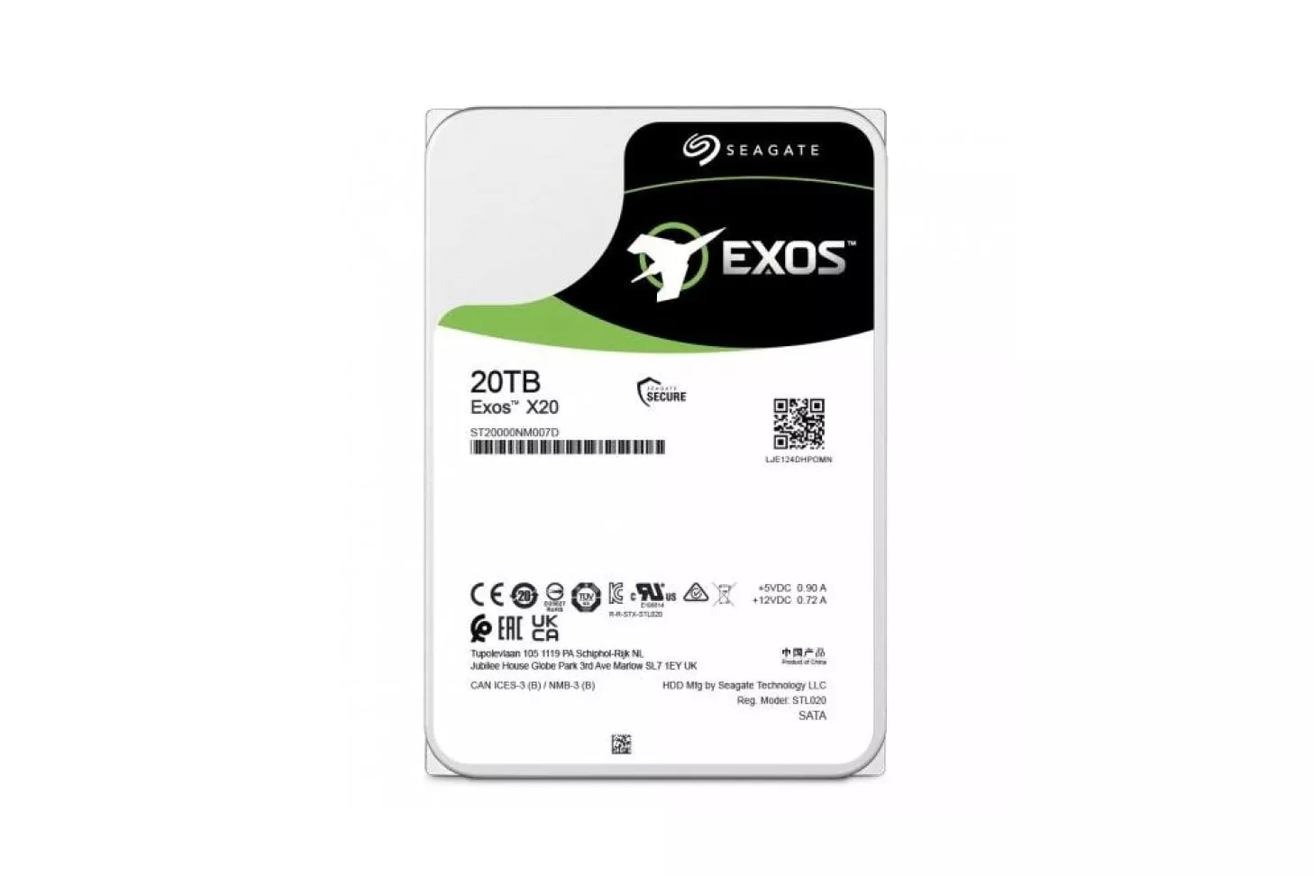 Seagate Exos X20 3.5