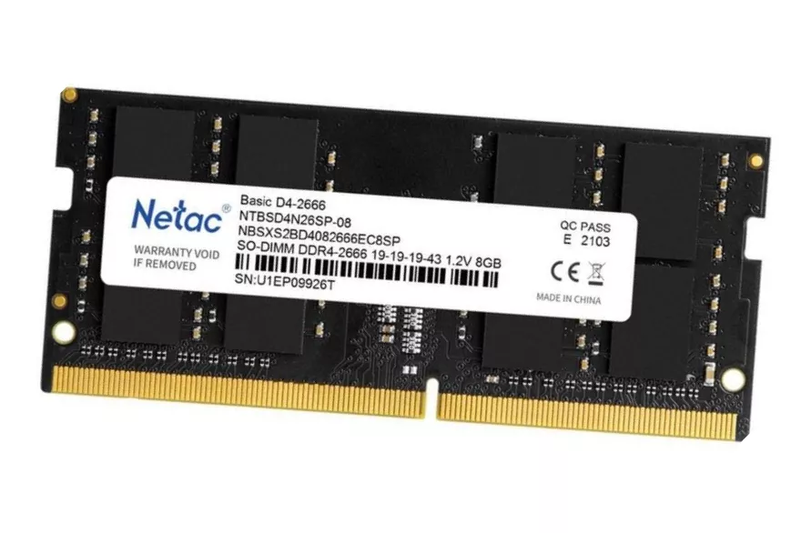 Netac Basic SO-DIMM DDR4 3200MHz 8GB CL22