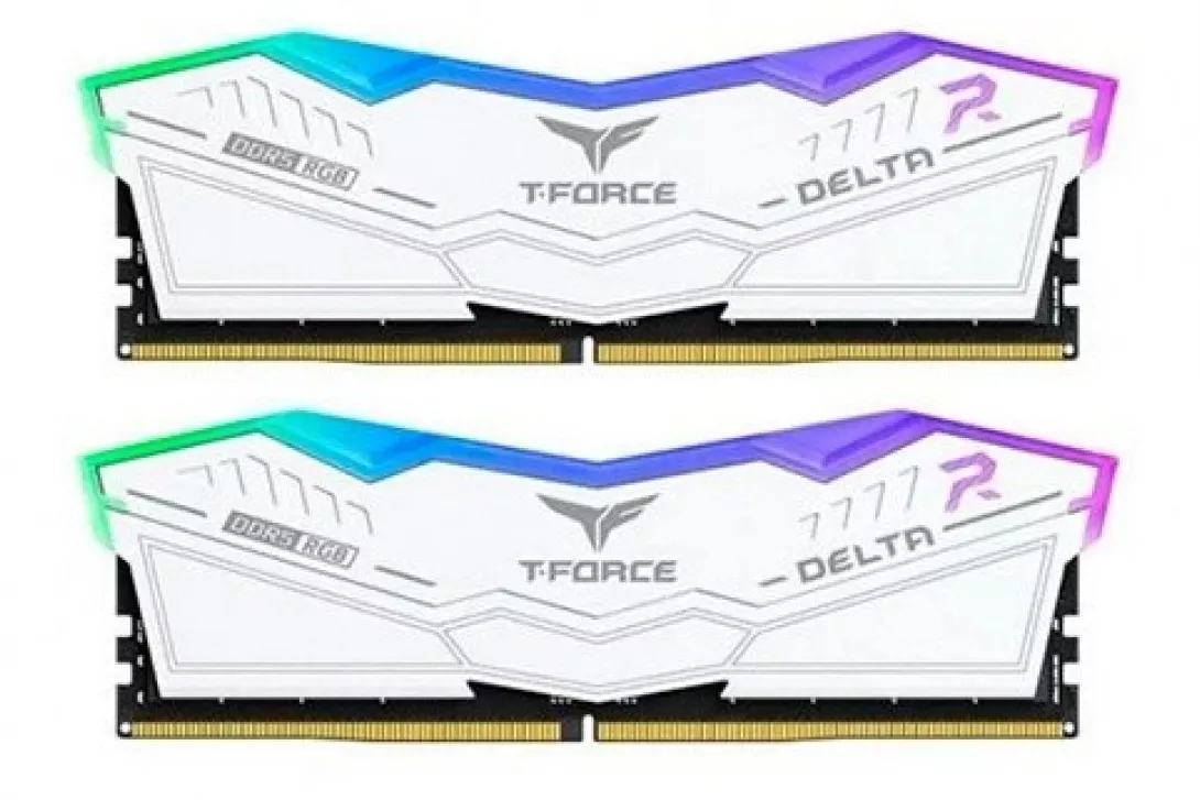 Teamgroup T-Force Delta RGB White Memoria 32GB (2x16GB) DDR5 7600MHz