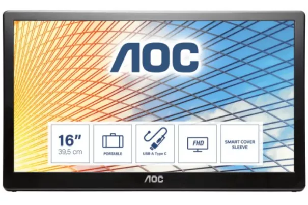 AOC E1659FWU Monitor Portátil 15.6