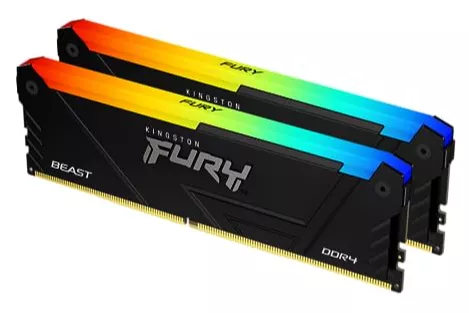 Kingston Fury Beast RGB 32GB (2x16GB) DDR4 3200MHz CL16 - Memoria RAM