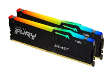 Kingston Fury Beast RGB 32GB (2x16GB) DDR5 6400MHz CL32 Expo - Memoria RAM