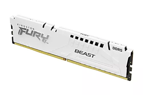 Kingston Fury Beast 16GB DDR5 6000MHz CL30 Blanca - Memoria RAM