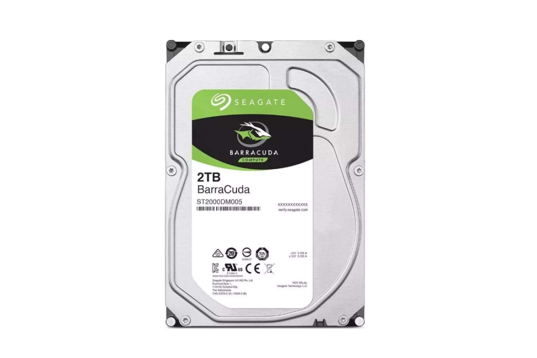 DISCO DURO SATA III 2TB SEAGATE 64MB 6GB/S 7200RPM ST2000DM005